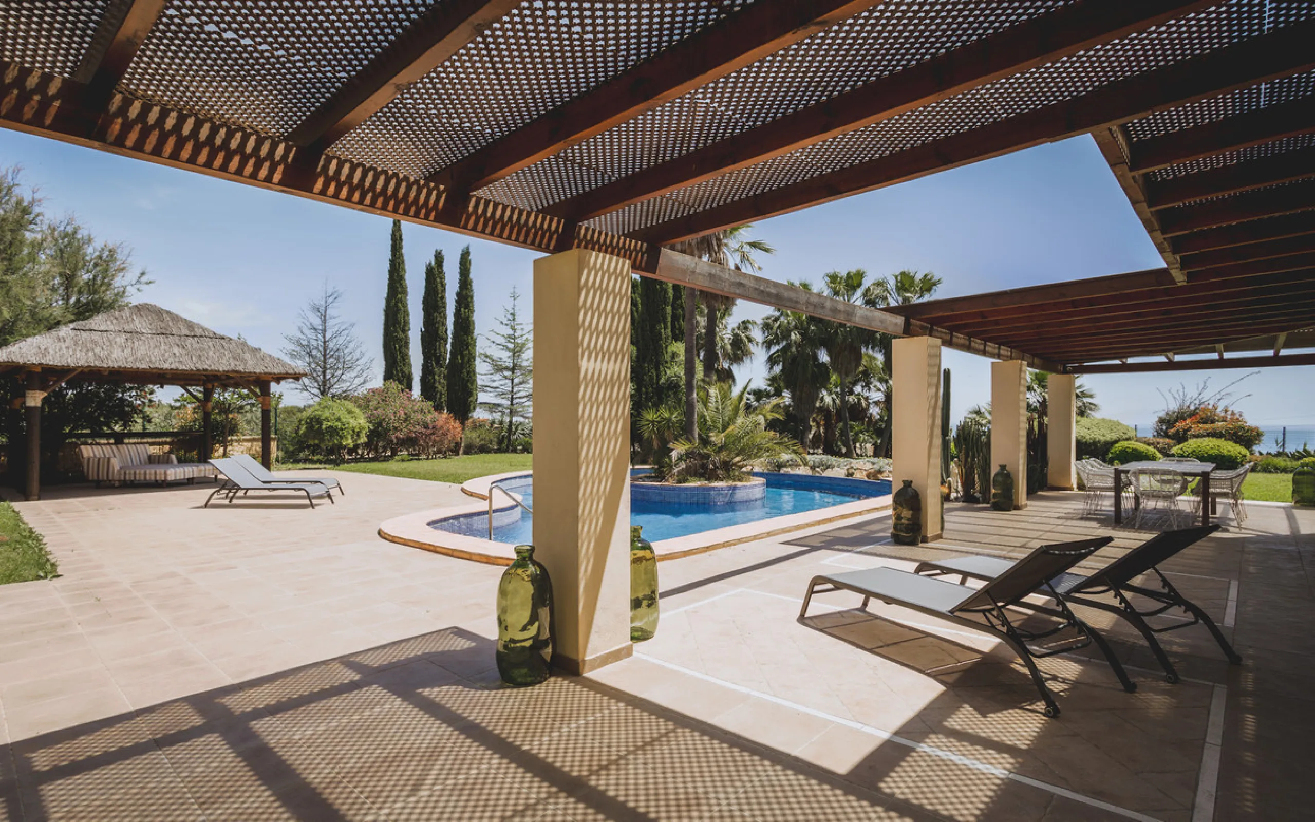 EXCEPTIONAL OPPORTUNITY – Luxurious Country Villa with Sea Views, 7 En-Suite Bedrooms, Gym, Sauna & Remarkable Sustainability Features Just Minutes from Estepona