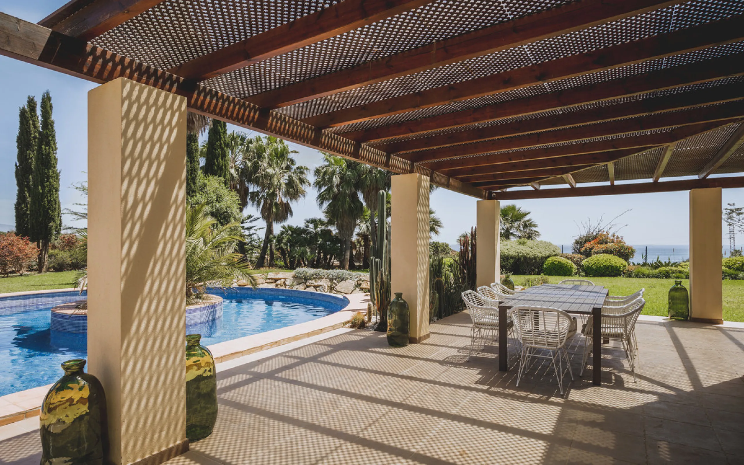 EXCEPTIONAL OPPORTUNITY – Luxurious Country Villa with Sea Views, 7 En-Suite Bedrooms, Gym, Sauna & Remarkable Sustainability Features Just Minutes from Estepona