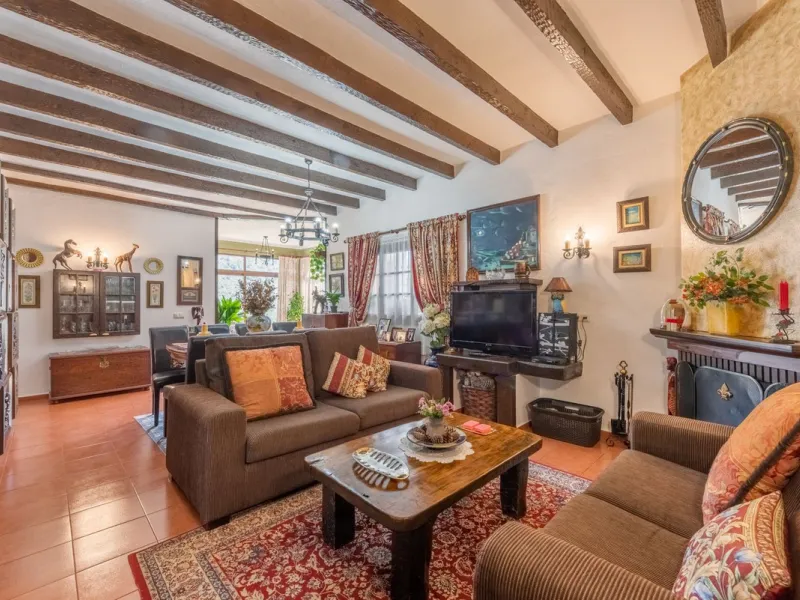 Independent 3-bedroom apartment with a large patio.