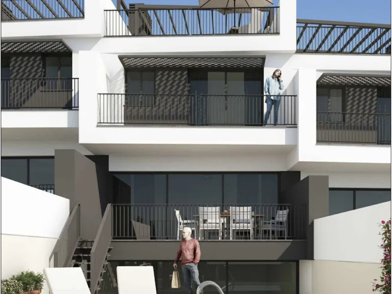 Located in one of the best tourist enclaves on the Costa del Sol, this Residential development is a high level complex made up of 8 luxury family homes. Each home has an individual pool and a garden facing south overlooking the Mediterranean sea, which is