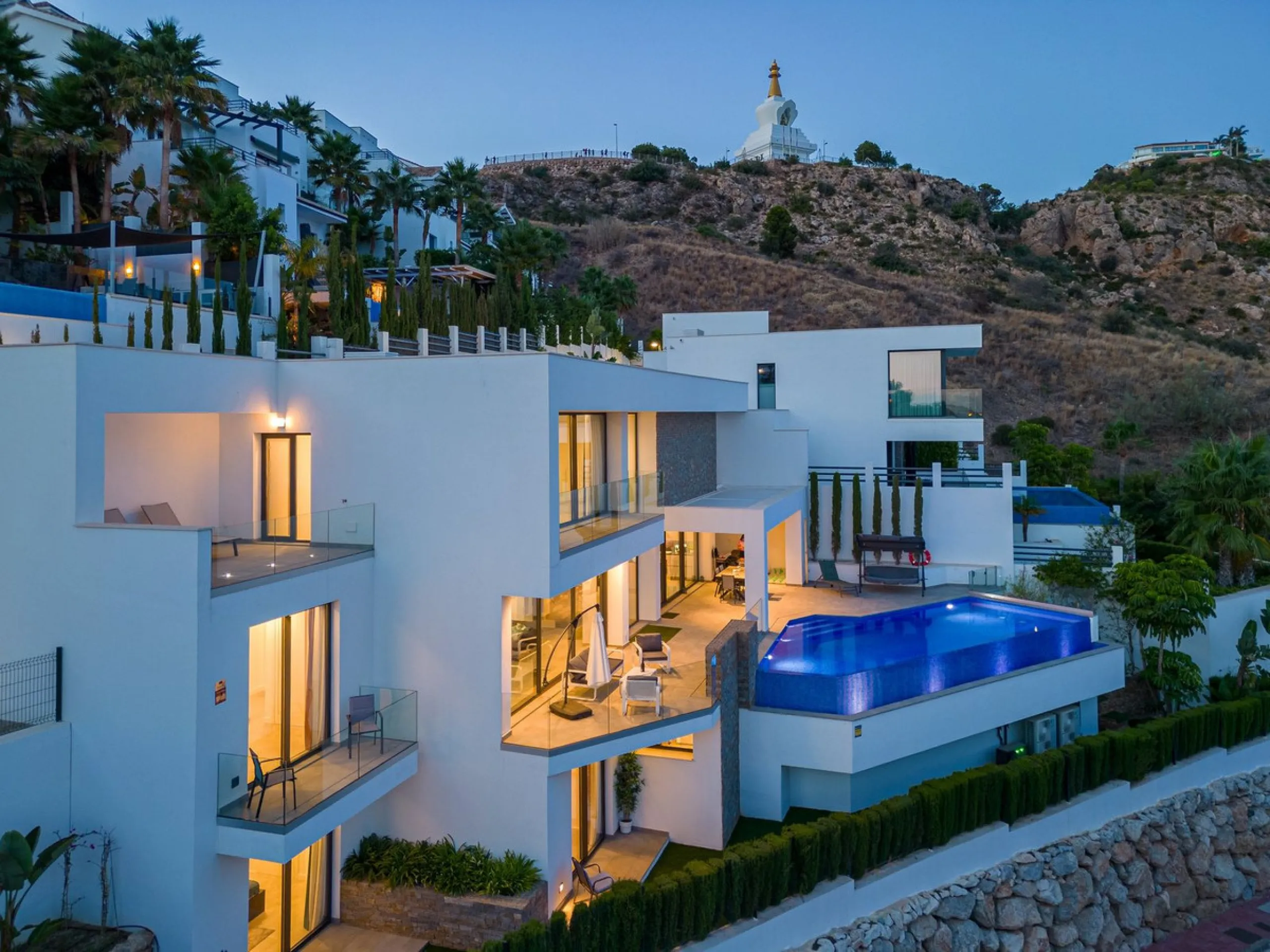 Concept from the idea comfort of living this villa has it all bright and open spaces with  amazing sea views from all living spaces .