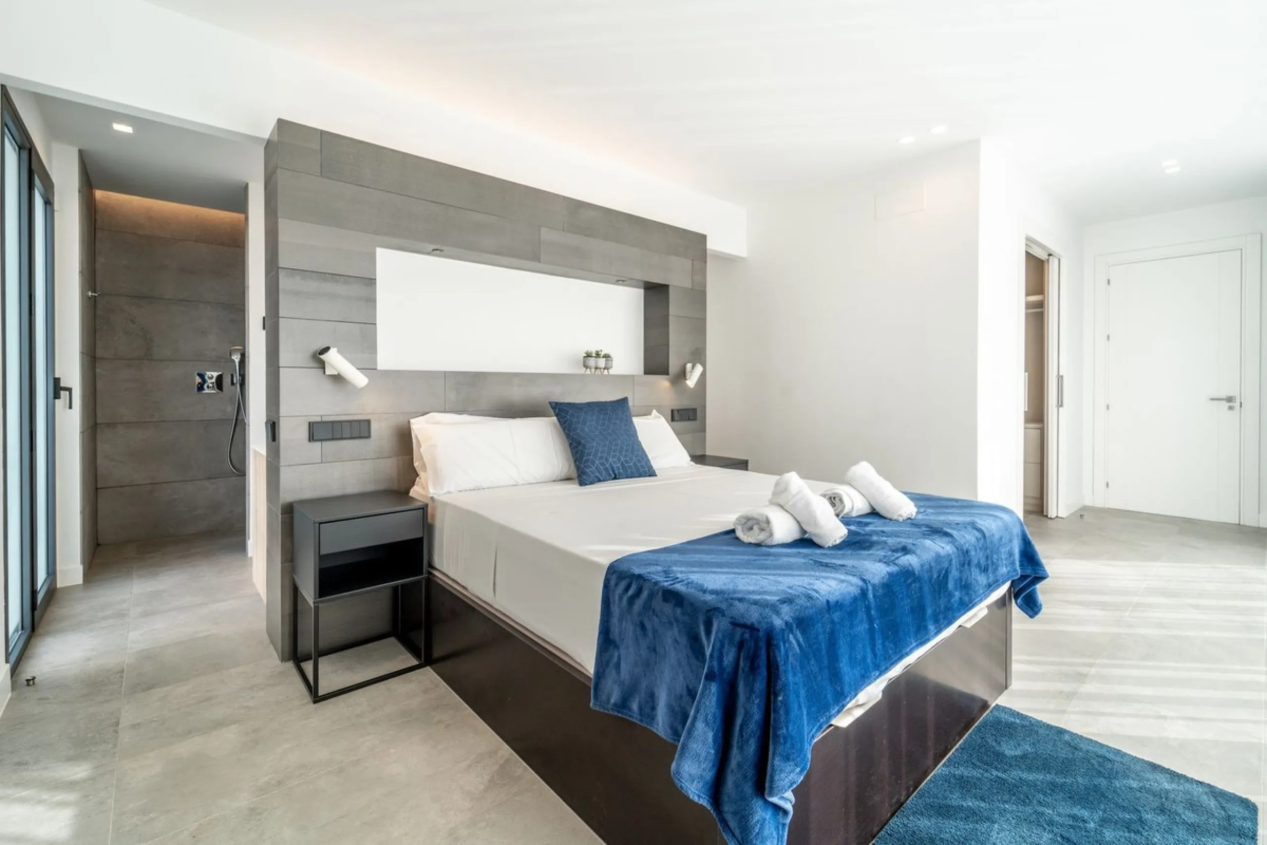 Concept from the idea comfort of living this villa has it all bright and open spaces with  amazing sea views from all living spaces .