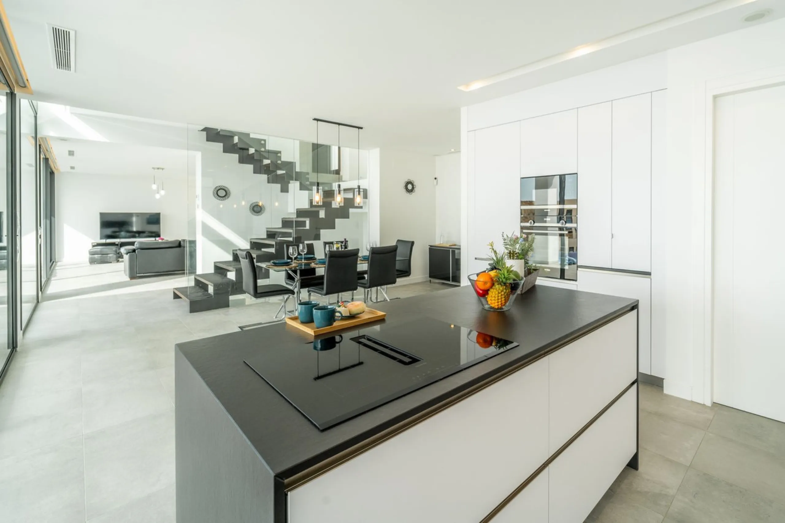 Concept from the idea comfort of living this villa has it all bright and open spaces with  amazing sea views from all living spaces .