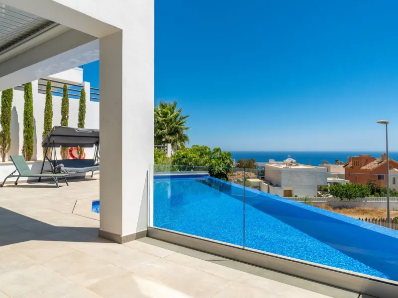 Concept from the idea comfort of living this villa has it all bright and open spaces with  amazing sea views from all living spaces .