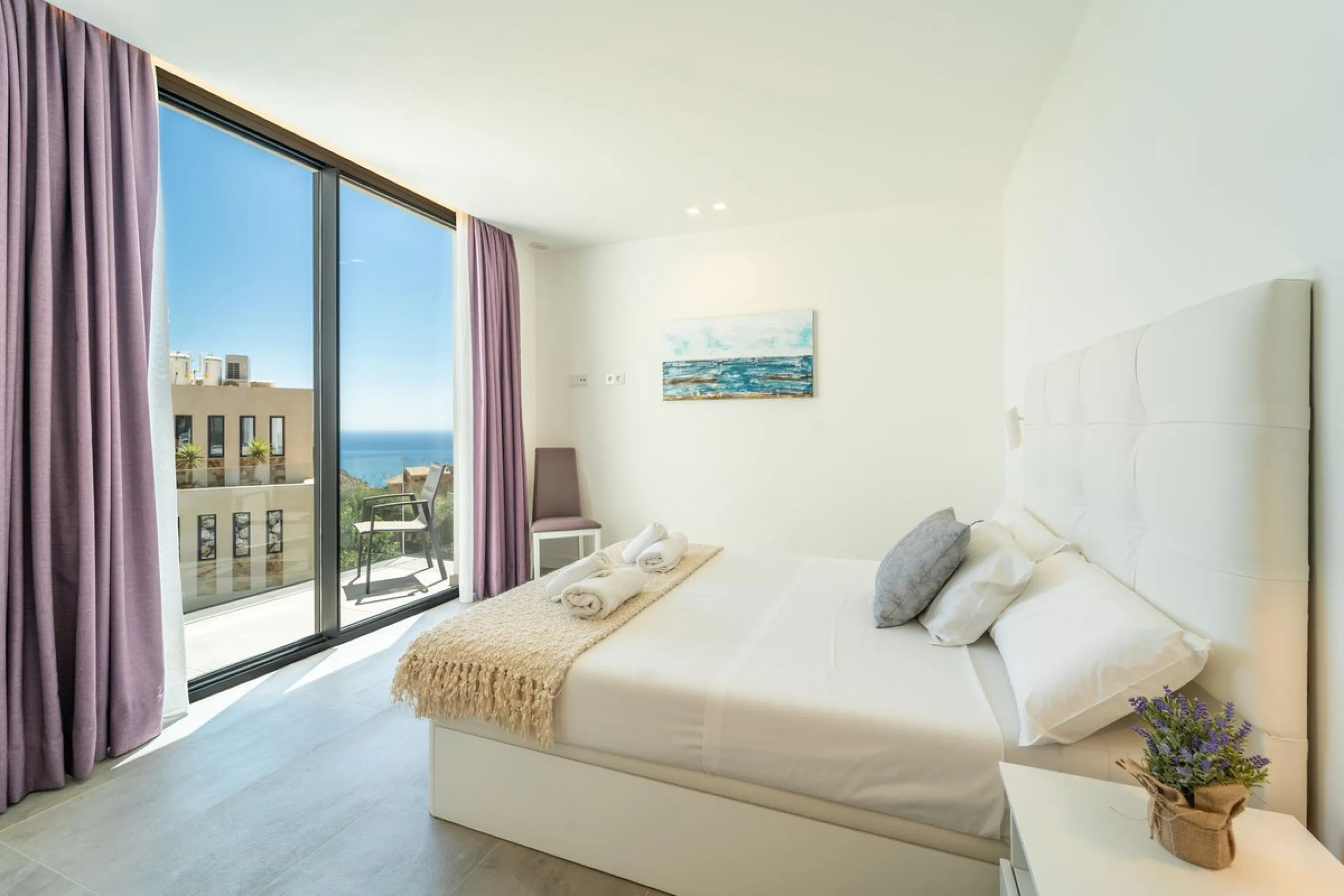 Concept from the idea comfort of living this villa has it all bright and open spaces with  amazing sea views from all living spaces .