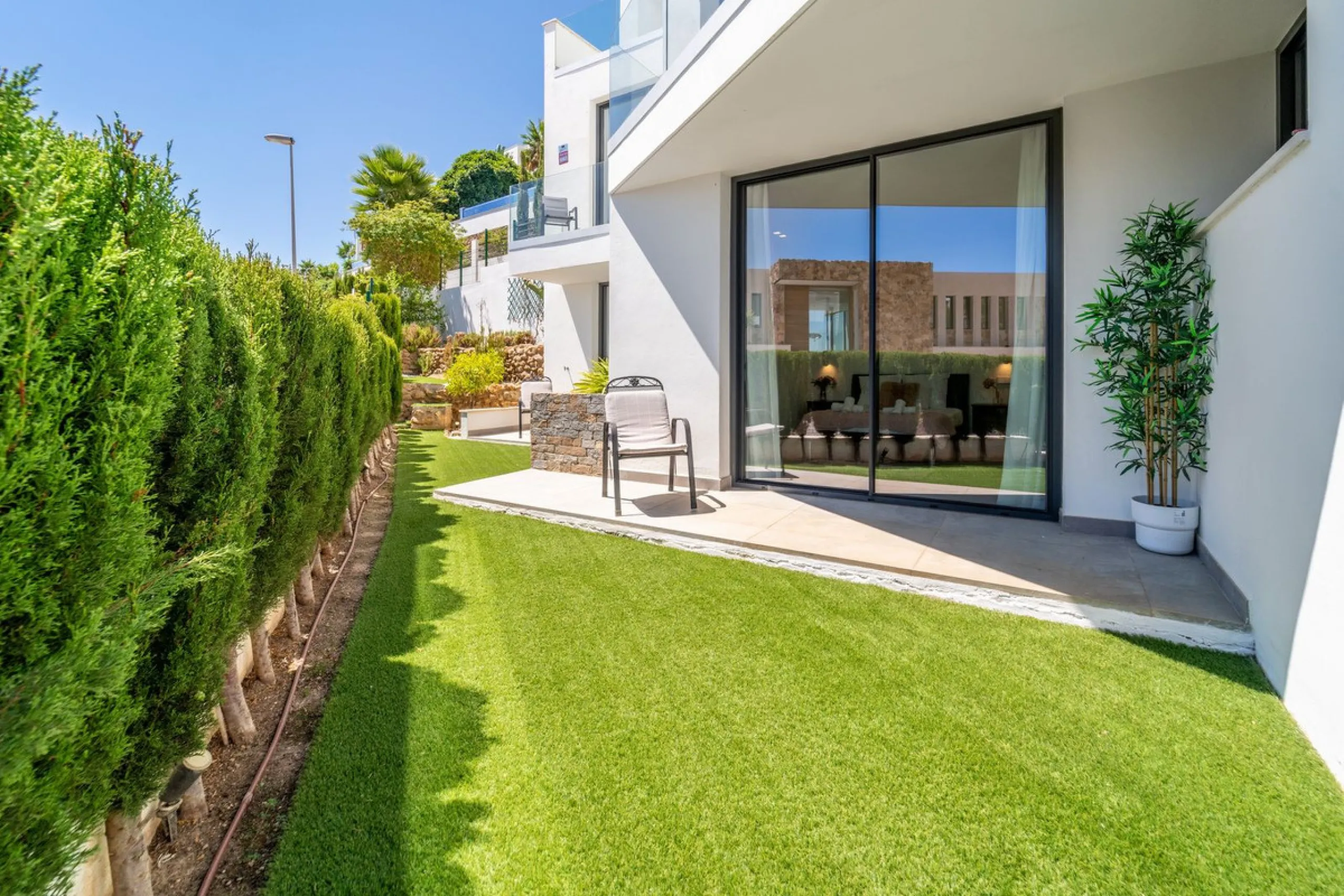 Concept from the idea comfort of living this villa has it all bright and open spaces with  amazing sea views from all living spaces .