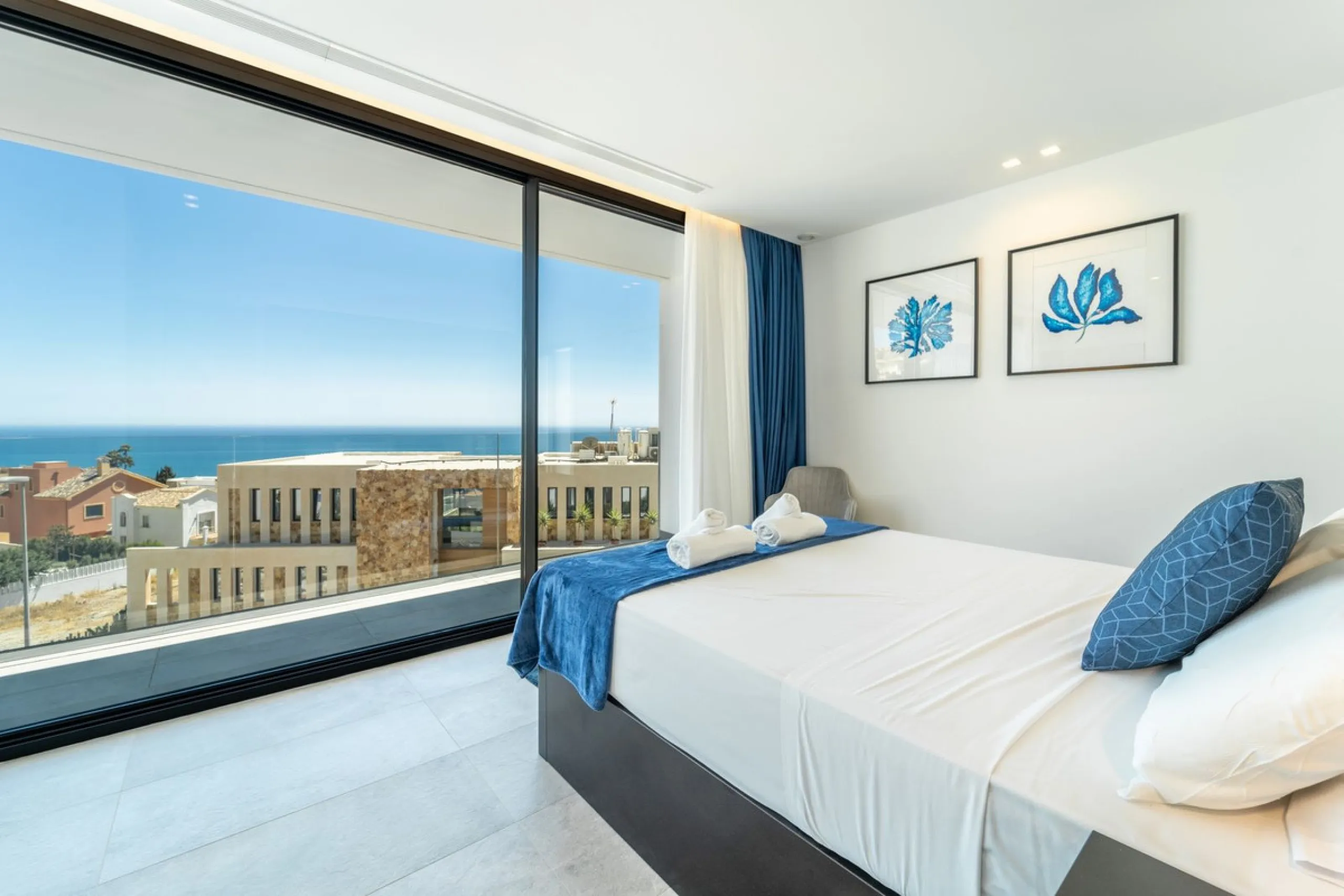 Concept from the idea comfort of living this villa has it all bright and open spaces with  amazing sea views from all living spaces .