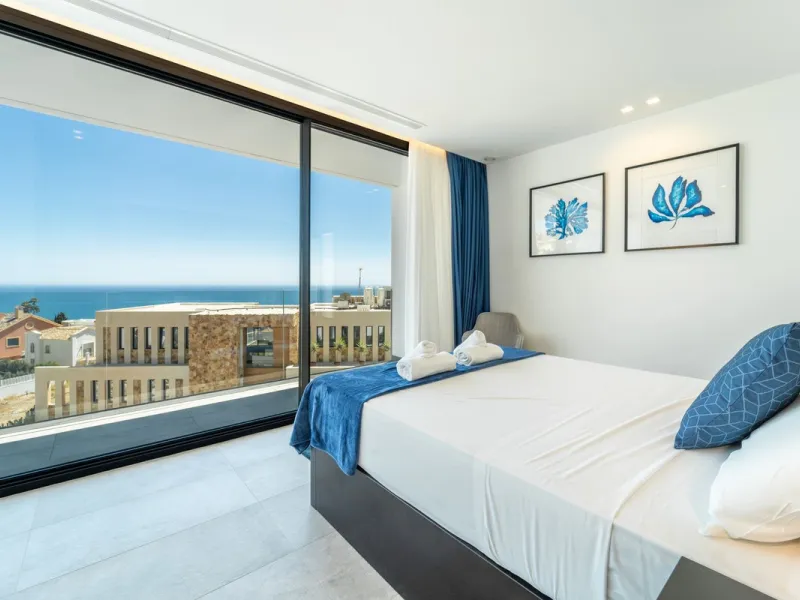 Concept from the idea comfort of living this villa has it all bright and open spaces with  amazing sea views from all living spaces .