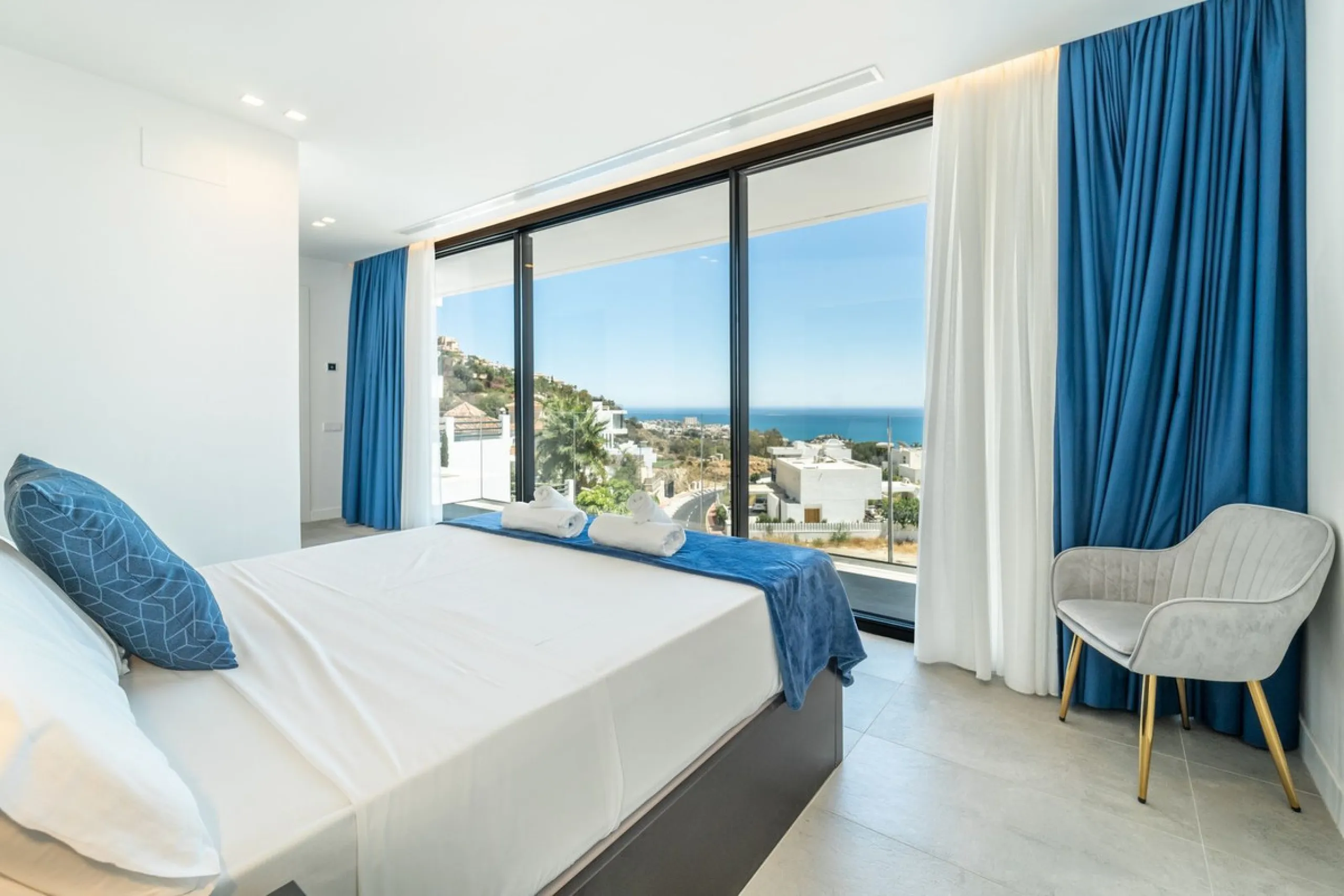 Concept from the idea comfort of living this villa has it all bright and open spaces with  amazing sea views from all living spaces .