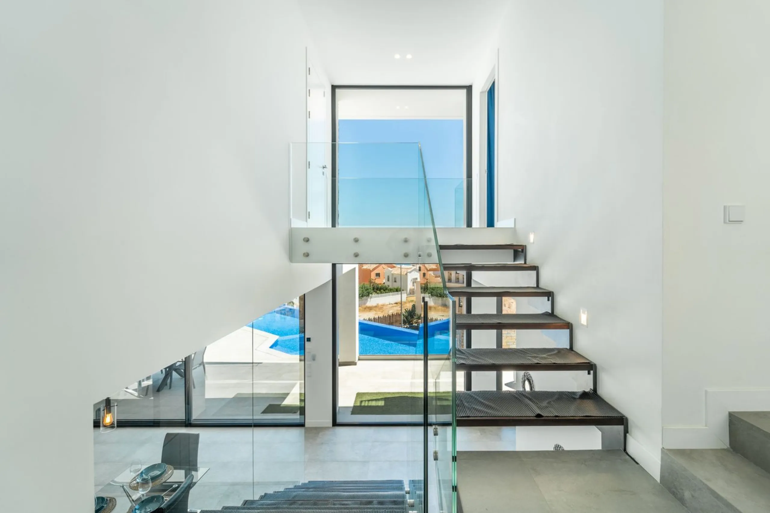 Concept from the idea comfort of living this villa has it all bright and open spaces with  amazing sea views from all living spaces .