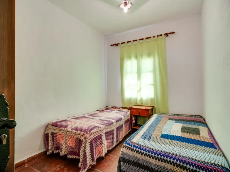 COUNTRY HOUSE in MONDA - Country house with pool, covered porch. On ground floor living/dining room, fitted kitchen, bathrooms, store room, 4 bedrooms. An external staircase leads to the upper floor with living room, office, 2 bedrooms, bathroom and stora