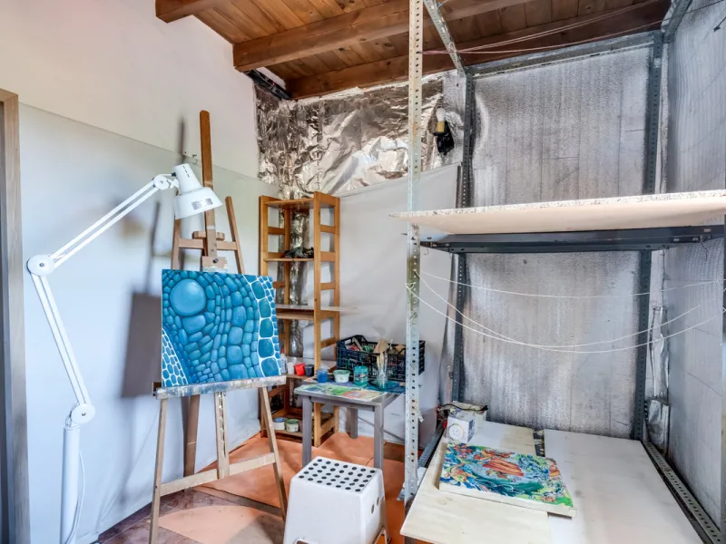COUNTRY HOUSE in MONDA - Country house with pool, covered porch. On ground floor living/dining room, fitted kitchen, bathrooms, store room, 4 bedrooms. An external staircase leads to the upper floor with living room, office, 2 bedrooms, bathroom and stora