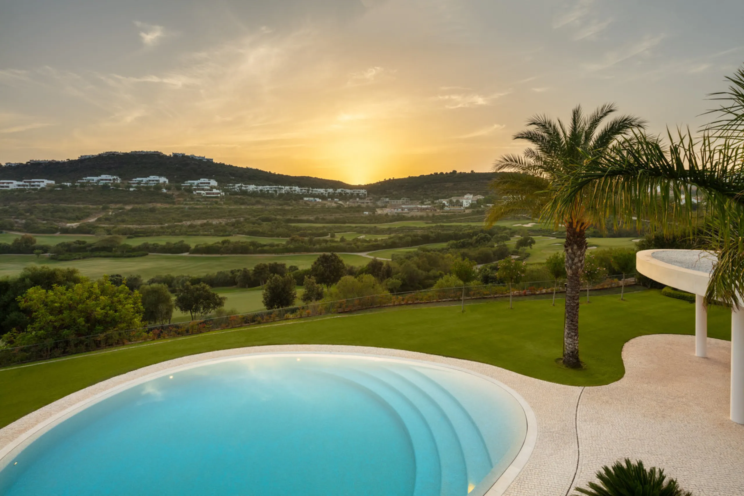 This prestigious villa stands as a testament to architectural ingenuity, capturing the essence of uniqueness and sophistication. Designed by the visionary minds of Vicens & Ramos architects, its futuristic yet nostalgic structure commands attention with i