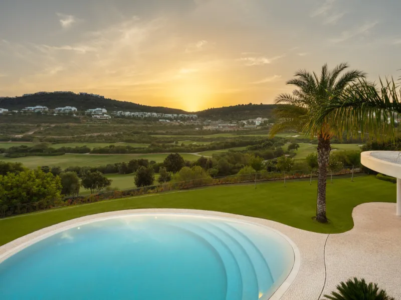 This prestigious villa stands as a testament to architectural ingenuity, capturing the essence of uniqueness and sophistication. Designed by the visionary minds of Vicens & Ramos architects, its futuristic yet nostalgic structure commands attention with i
