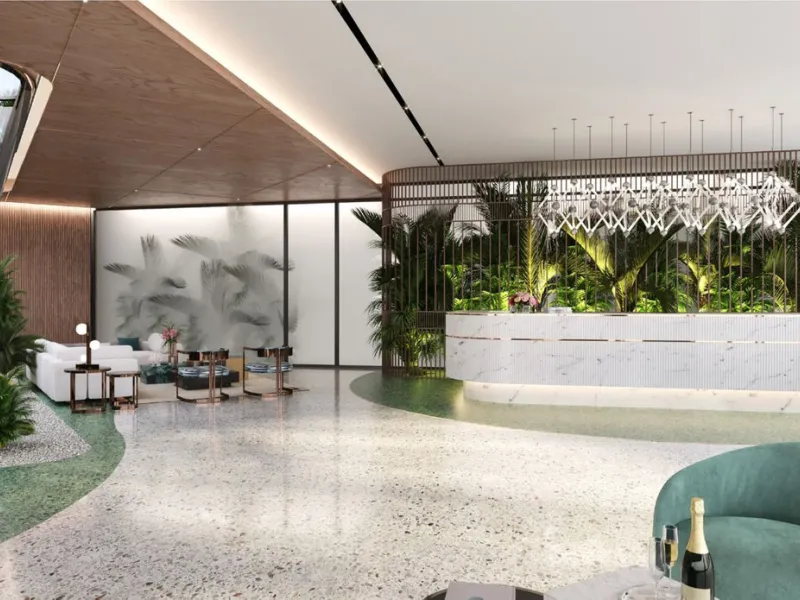 We are pleased to introduce this luxurious ground floor duplex apartment with stunning sea and mountain views in the prestigious EPIC Marbella complex, Phase 2.