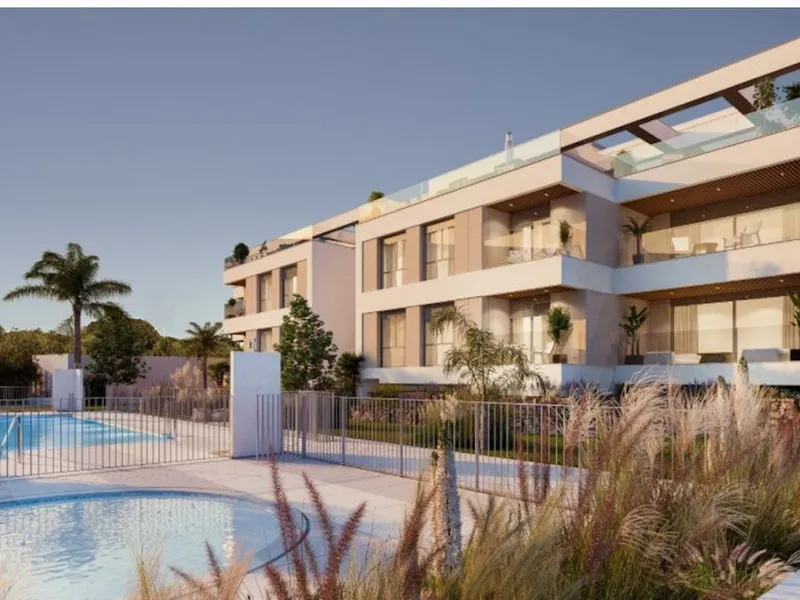 This brand-new residential complex is located on Elviria Beach, one of Marbella's most exclusive and sought-after areas — just a 10-minute drive from Marbella town centre and approximately 30 minutes from Málaga International Airport.