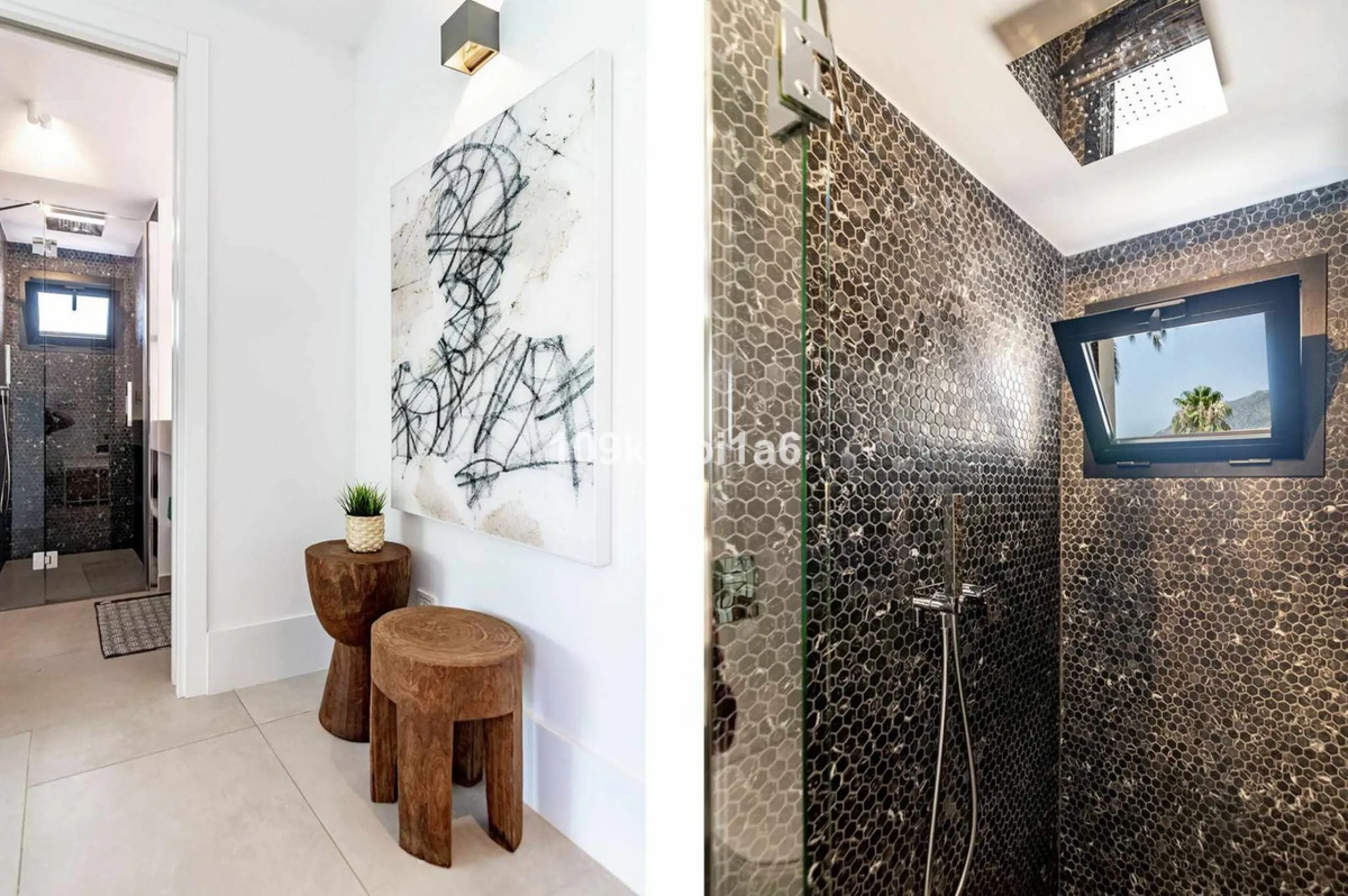 This elegant south east-facing villa is set within a quiet cul-de-sac in Las Brisas, Nueva Andalucía, offering privacy, mature gardens, and open views enhanced by abundant natural light throughout the day. The property blends the charm of a timeless Andal