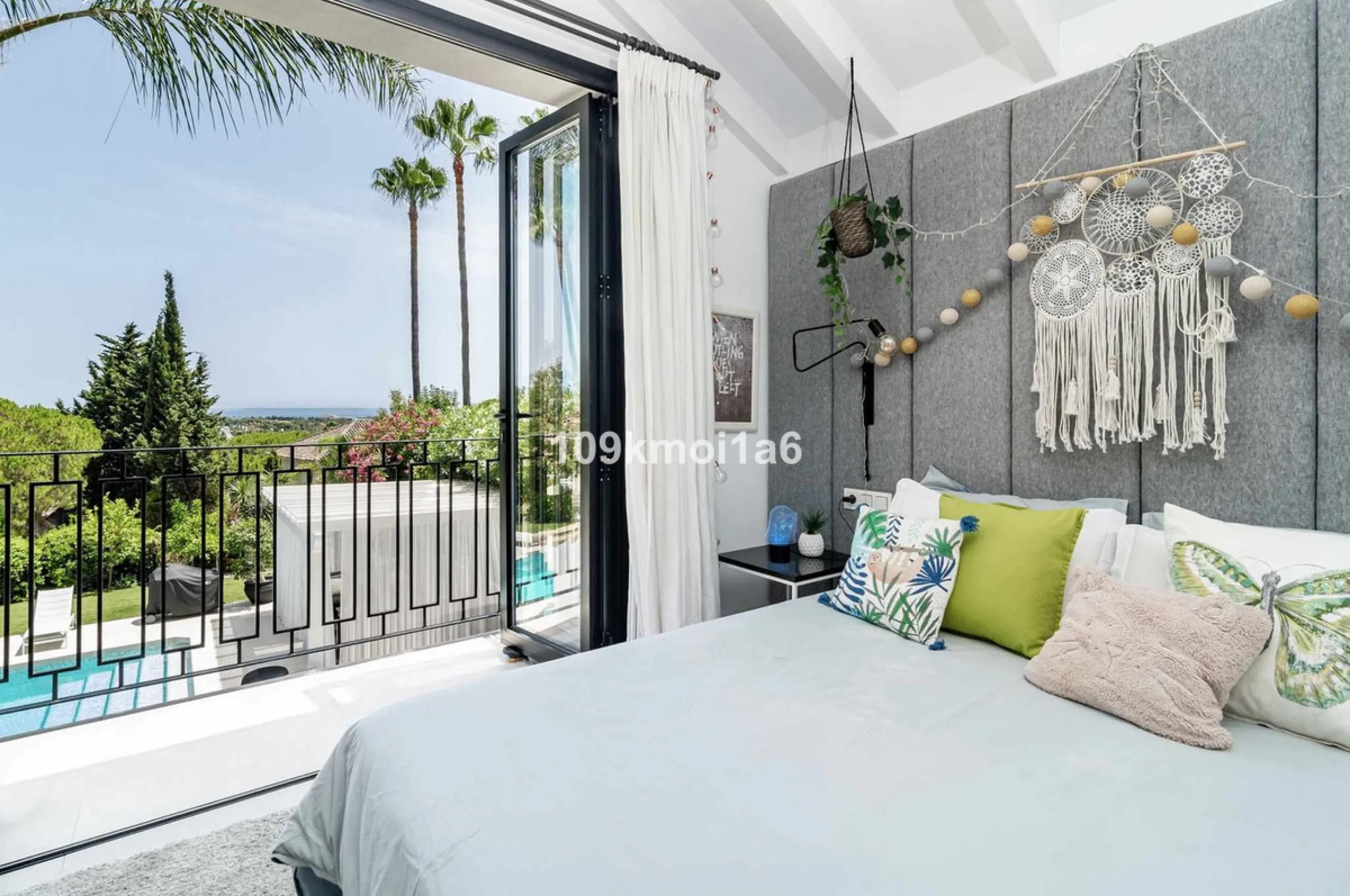 This elegant south east-facing villa is set within a quiet cul-de-sac in Las Brisas, Nueva Andalucía, offering privacy, mature gardens, and open views enhanced by abundant natural light throughout the day. The property blends the charm of a timeless Andal