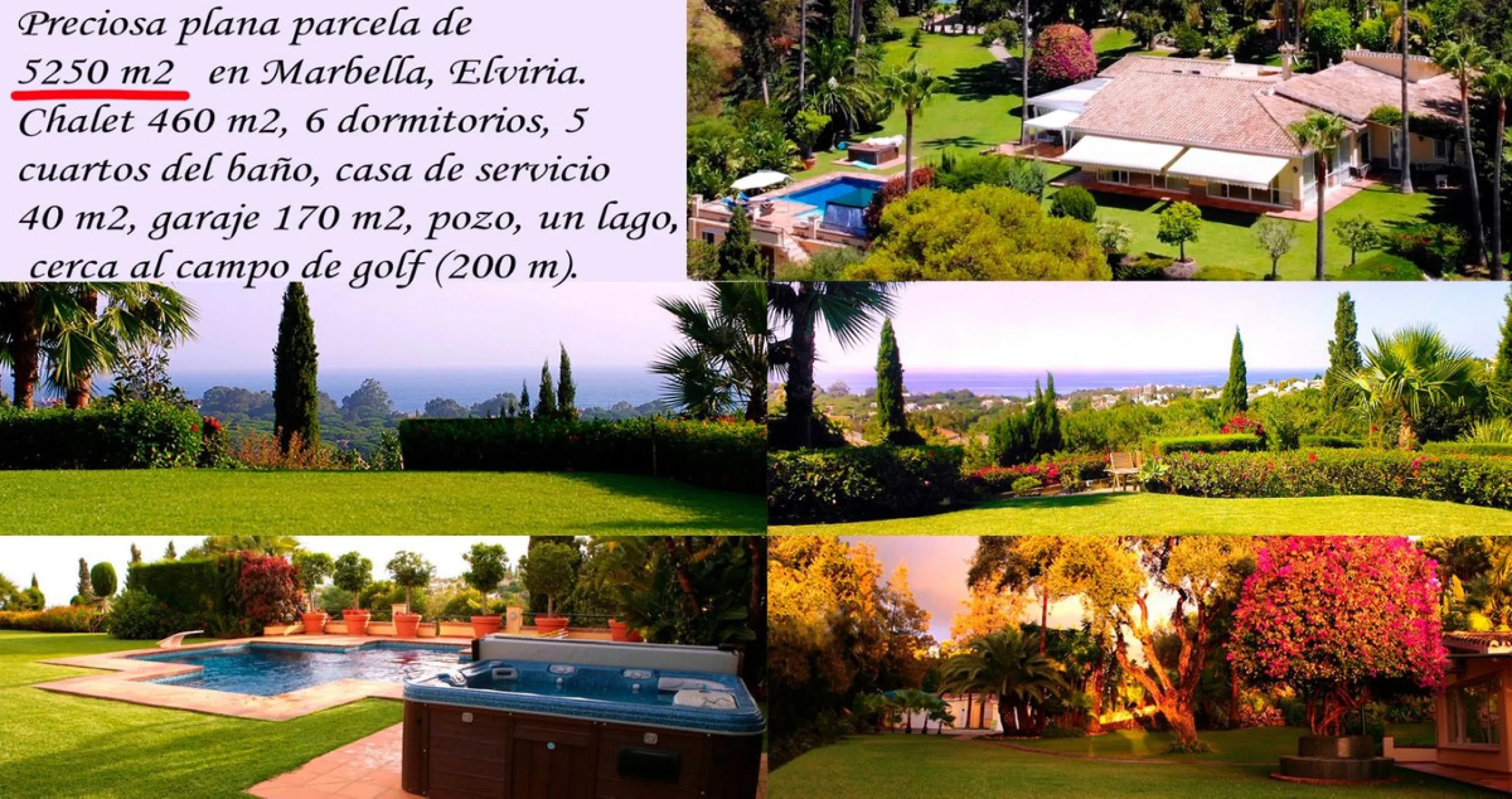 Unique investment opportunity! Single storey house located on a large plot in Elvira with sea and golf views