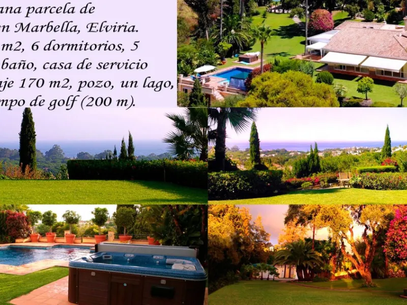 Unique investment opportunity! Single storey house located on a large plot in Elvira with sea and golf views