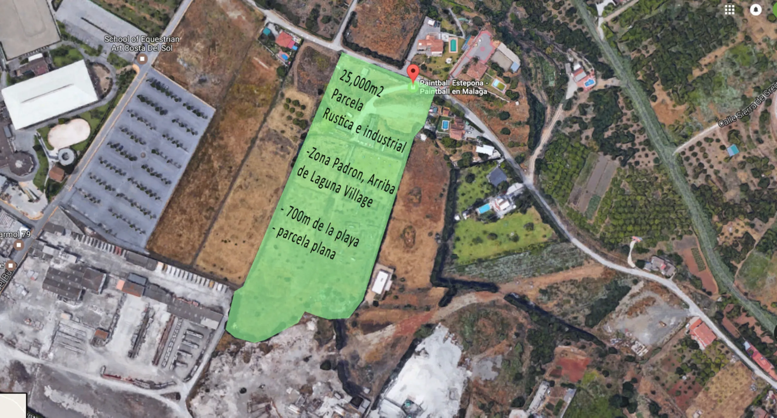 Plot - Land в продаже в Estepona, Málaga. Площадь участка 24135 м²