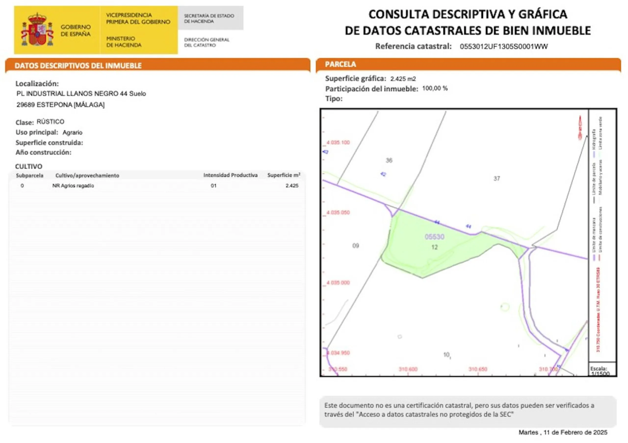 Plot - Land в продаже в Estepona, Málaga. Площадь участка 24135 м²