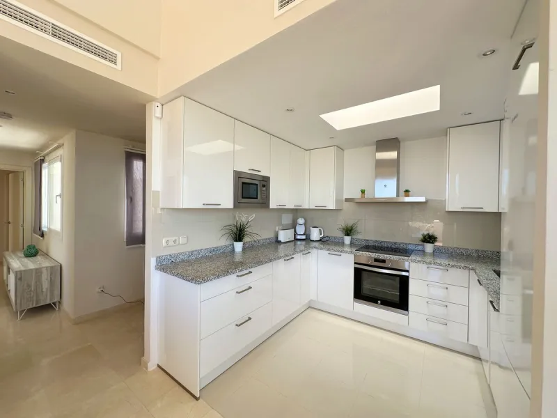 LUXURIOUS PENTHOUSE located in Alcazaba Lagoon, an exclusive urbanization located in Estepona, in a privileged natural environment, which has a lush artificial lagoon, surrounded by gardens and with panoramic views of the Mediterranean Sea and the mountai