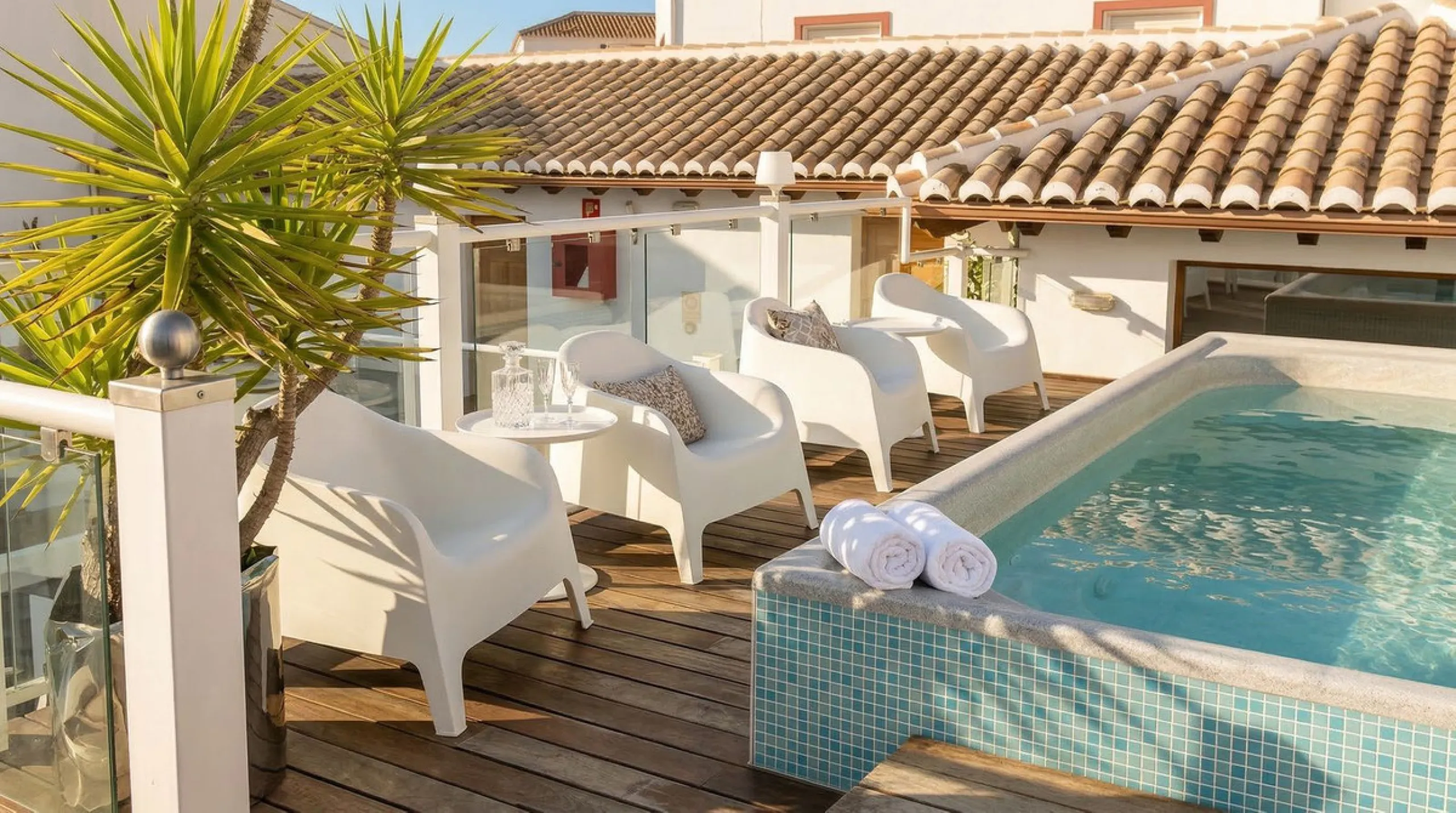 Fantastic boutique hotel in the historic centre in the lively city Velez Malaga.
