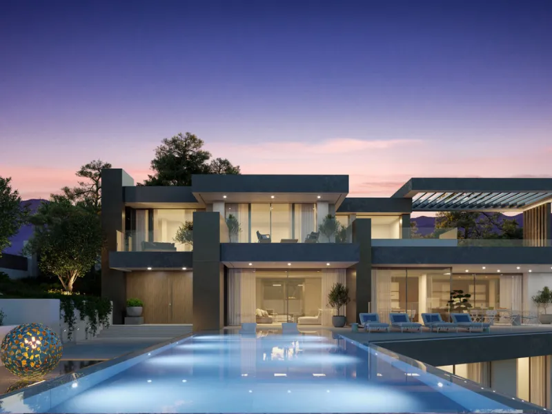 Villa Alegria is a brand-new luxury villa in the prestigious Marbella Club Golf Resort. The home spans 650m² on a4,200m² plot and offers four bedrooms with ensuite bathrooms, each opening onto private terraces with sweeping views of the Mediterranean coas