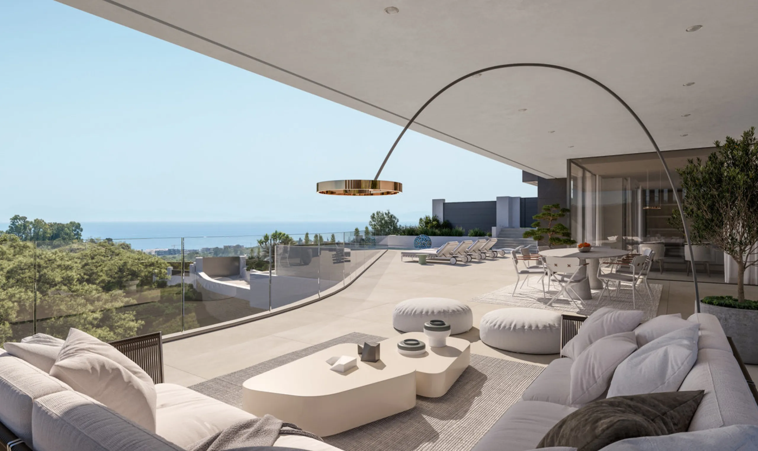 Villa Alegria is a brand-new luxury villa in the prestigious Marbella Club Golf Resort. The home spans 650m² on a4,200m² plot and offers four bedrooms with ensuite bathrooms, each opening onto private terraces with sweeping views of the Mediterranean coas