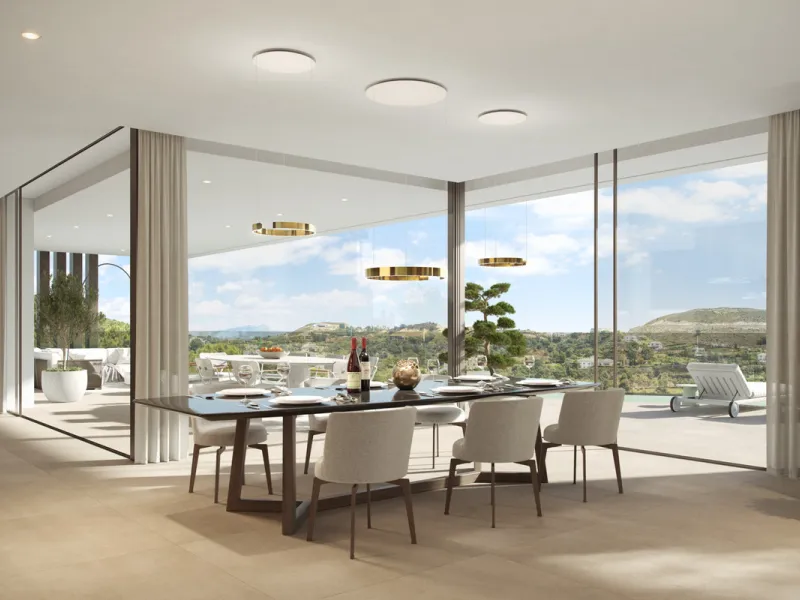 Villa Alegria is a brand-new luxury villa in the prestigious Marbella Club Golf Resort. The home spans 650m² on a4,200m² plot and offers four bedrooms with ensuite bathrooms, each opening onto private terraces with sweeping views of the Mediterranean coas
