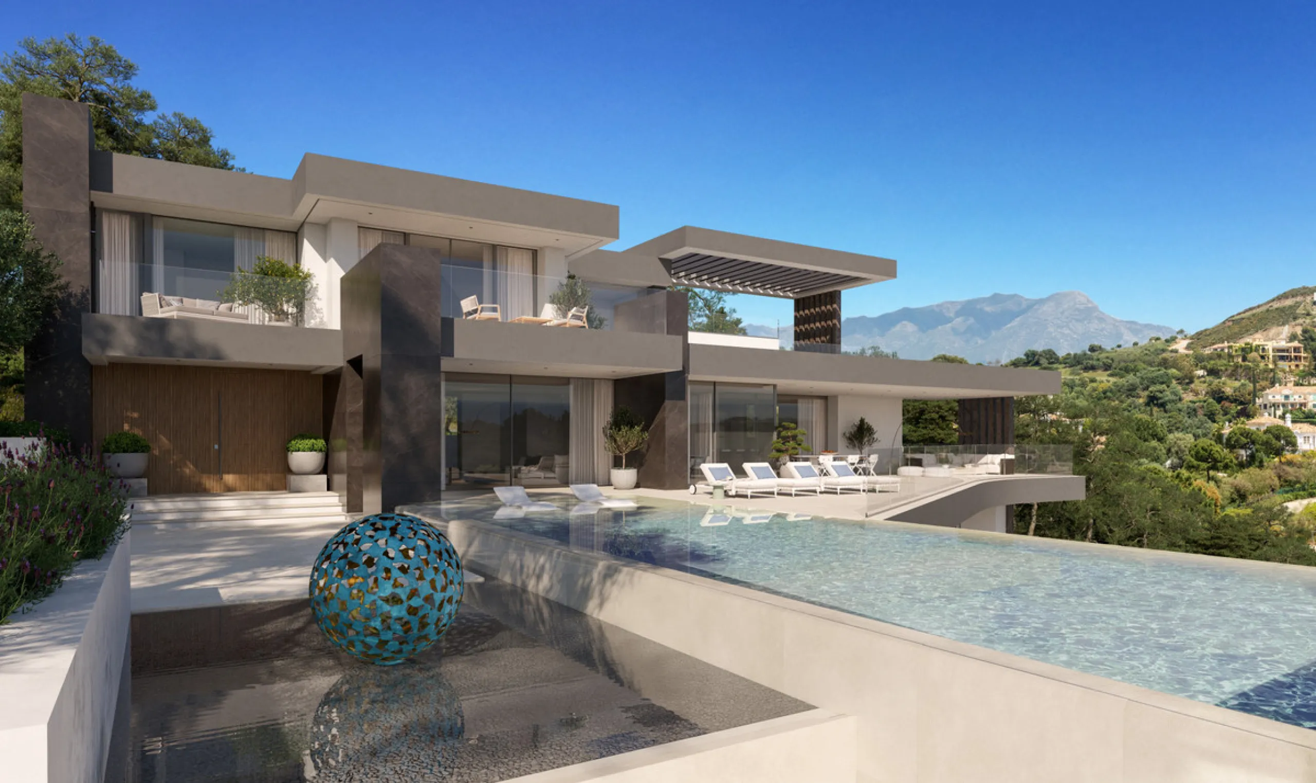 Villa Alegria is a brand-new luxury villa in the prestigious Marbella Club Golf Resort. The home spans 650m² on a4,200m² plot and offers four bedrooms with ensuite bathrooms, each opening onto private terraces with sweeping views of the Mediterranean coas