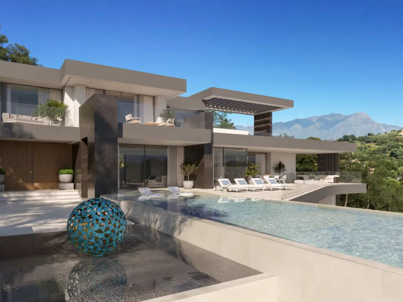 Villa Alegria is a brand-new luxury villa in the prestigious Marbella Club Golf Resort. The home spans 650m² on a4,200m² plot and offers four bedrooms with ensuite bathrooms, each opening onto private terraces with sweeping views of the Mediterranean coas