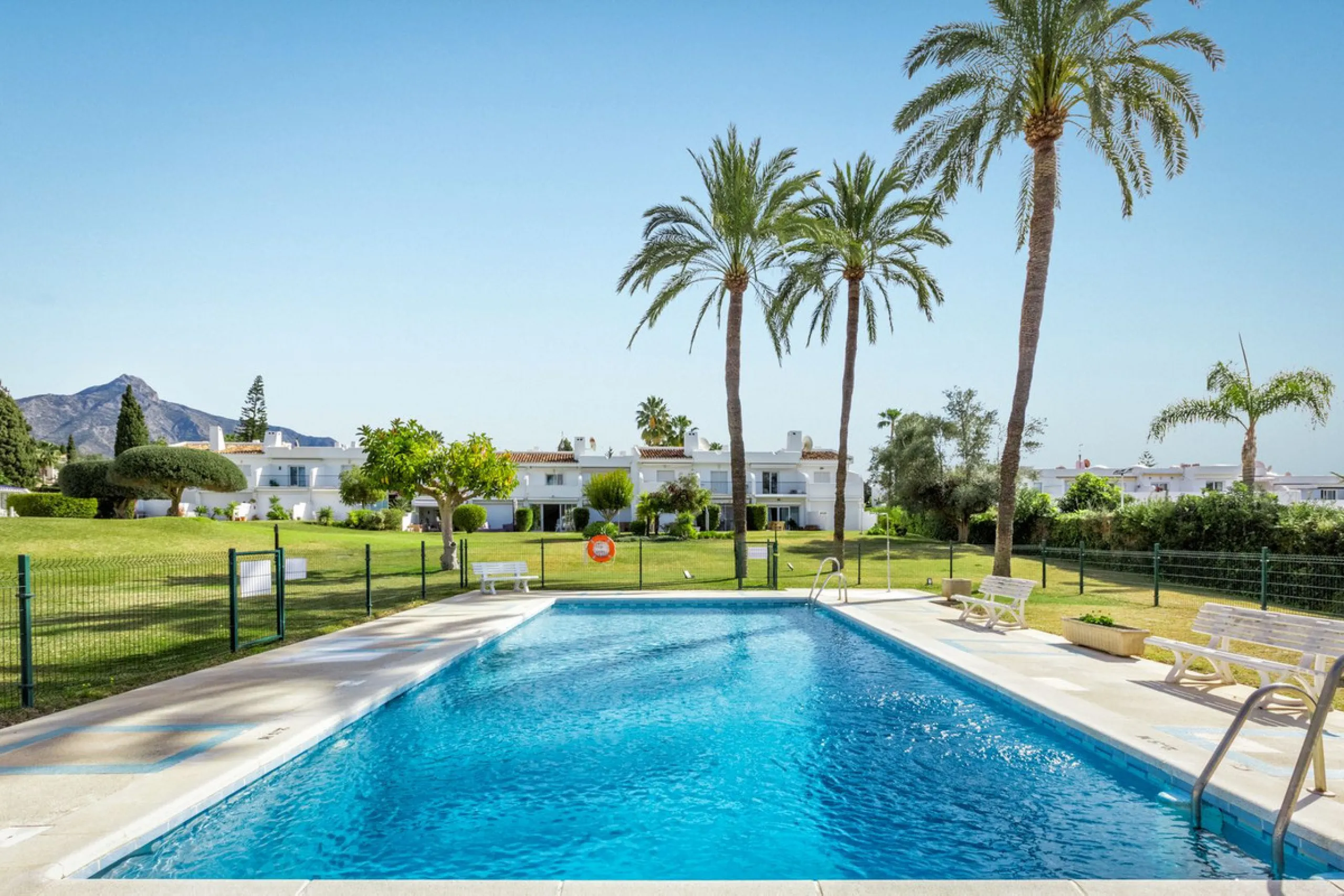 Must see Garden Apartment for Sale in Aloha, Aloha Gardens, Nueva Andalucia, with garden and pool views.