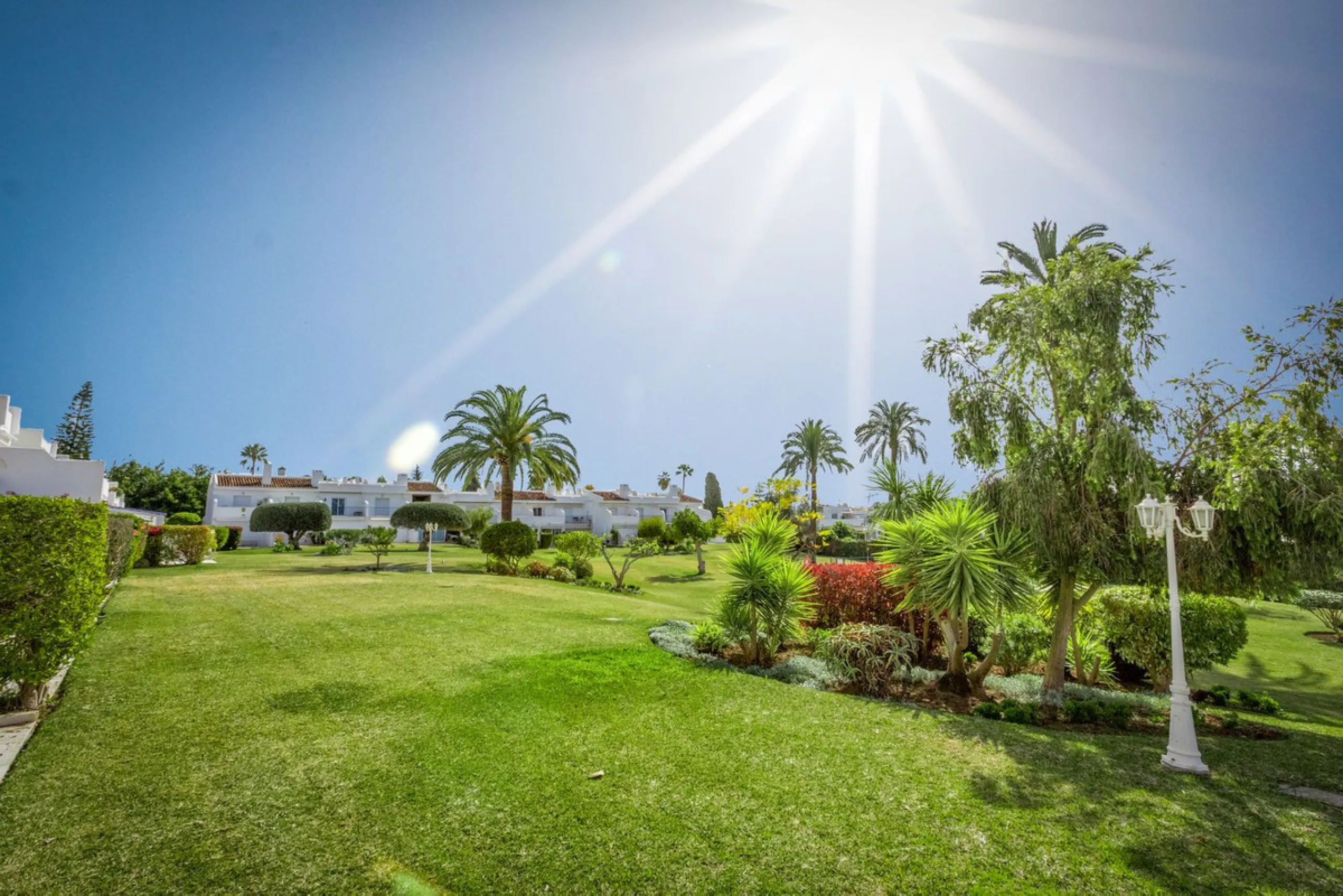 Must see Garden Apartment for Sale in Aloha, Aloha Gardens, Nueva Andalucia, with garden and pool views.