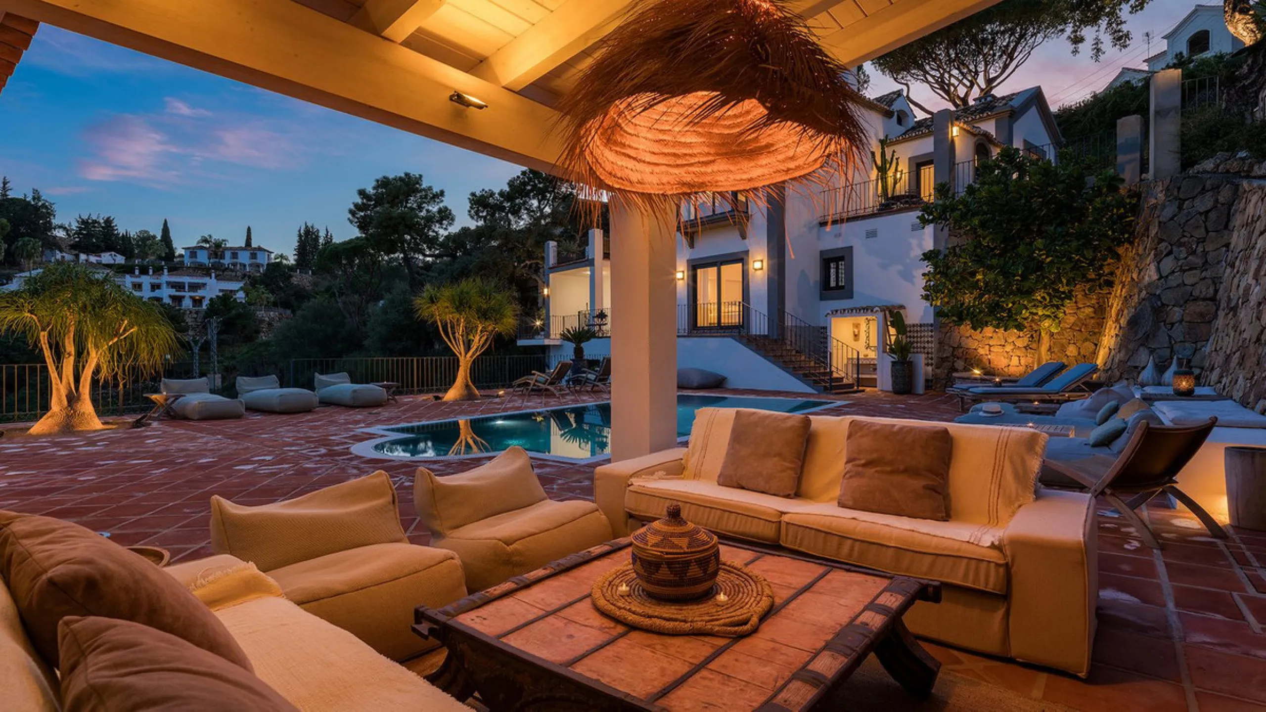 Exquisite Andalusian 4 bed luxury villa with lots of personality for sale in El Madroñal, Benahavis