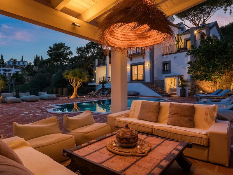 Exquisite Andalusian 4 bed luxury villa with lots of personality for sale in El Madroñal, Benahavis