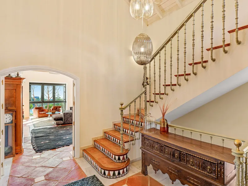 Exquisite Andalusian 4 bed luxury villa with lots of personality for sale in El Madroñal, Benahavis