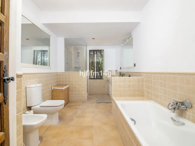 Welcome to this truly unique villa for sale located in San Pedro de Alcantara, where luxury meets traditional Andalusian style offering the best of both worlds. Entering this villa feels like a world of its own with unique features such as a private pickl