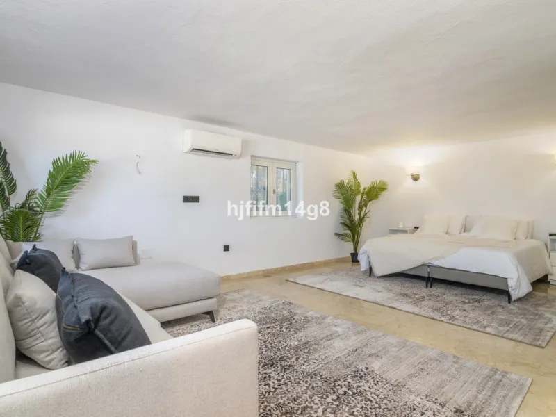 Welcome to this truly unique villa for sale located in San Pedro de Alcantara, where luxury meets traditional Andalusian style offering the best of both worlds. Entering this villa feels like a world of its own with unique features such as a private pickl