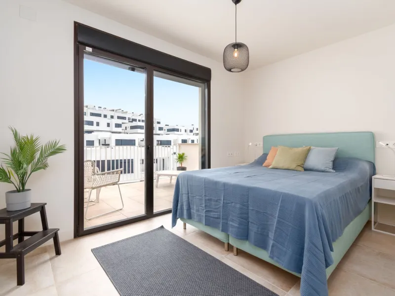 Exclusive modern apartment in Azalea Jardinana in La Cala with panoramic views of the sea and the whole of La Cala.