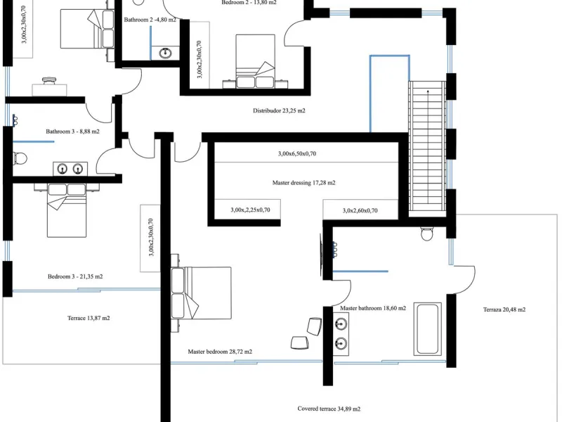 OFF-PLAN ECOLOGICAL CONTEMPORARY VILLA - KEY-IN-HAND in Valle Romano with partial sea views.