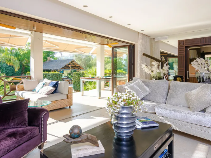 Charming detached villa located in Nueva Andalucia. Situated on a secluded private street with a secure barrier, residents enjoy peace of mind and privacy in this gated community.