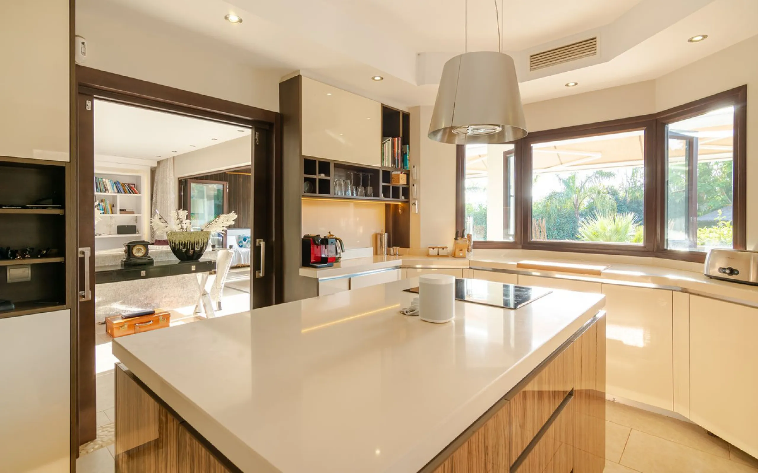 Charming detached villa located in Nueva Andalucia. Situated on a secluded private street with a secure barrier, residents enjoy peace of mind and privacy in this gated community.