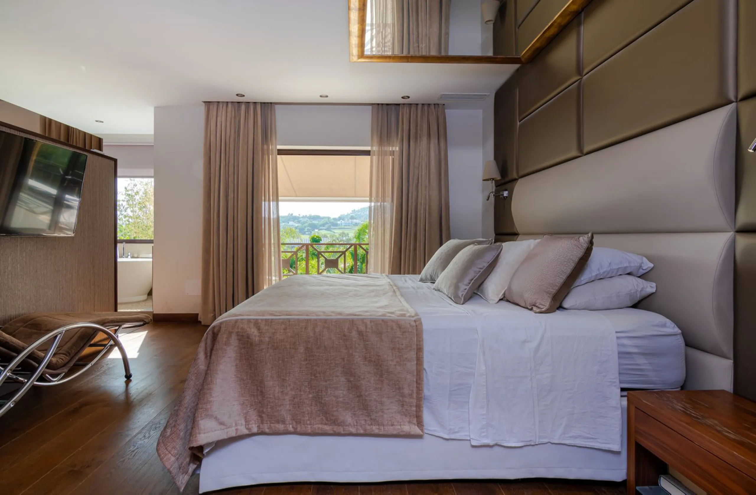 Charming detached villa located in Nueva Andalucia. Situated on a secluded private street with a secure barrier, residents enjoy peace of mind and privacy in this gated community.