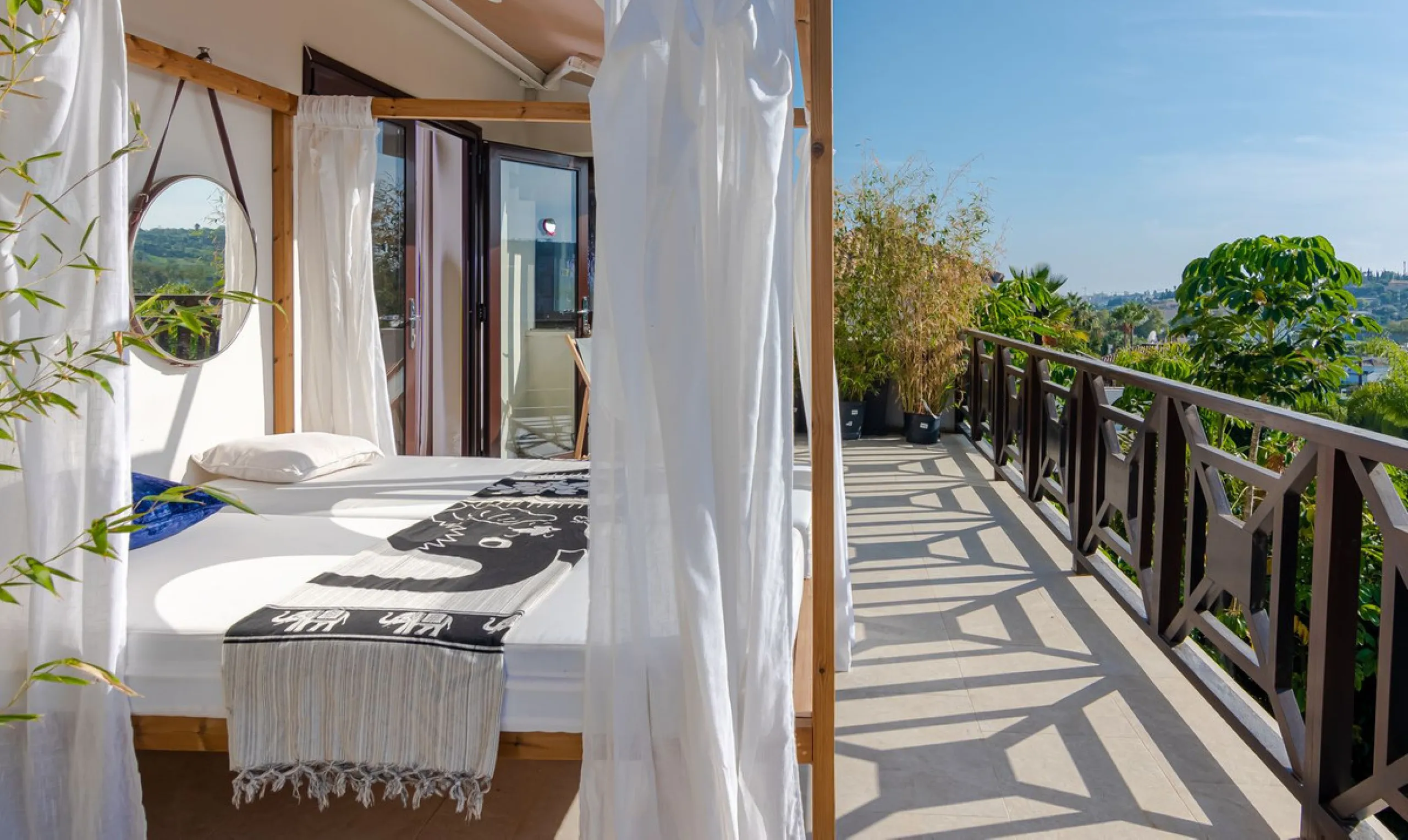 Charming detached villa located in Nueva Andalucia. Situated on a secluded private street with a secure barrier, residents enjoy peace of mind and privacy in this gated community.