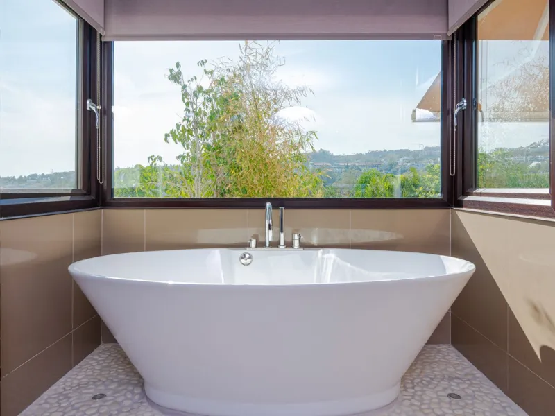 Charming detached villa located in Nueva Andalucia. Situated on a secluded private street with a secure barrier, residents enjoy peace of mind and privacy in this gated community.