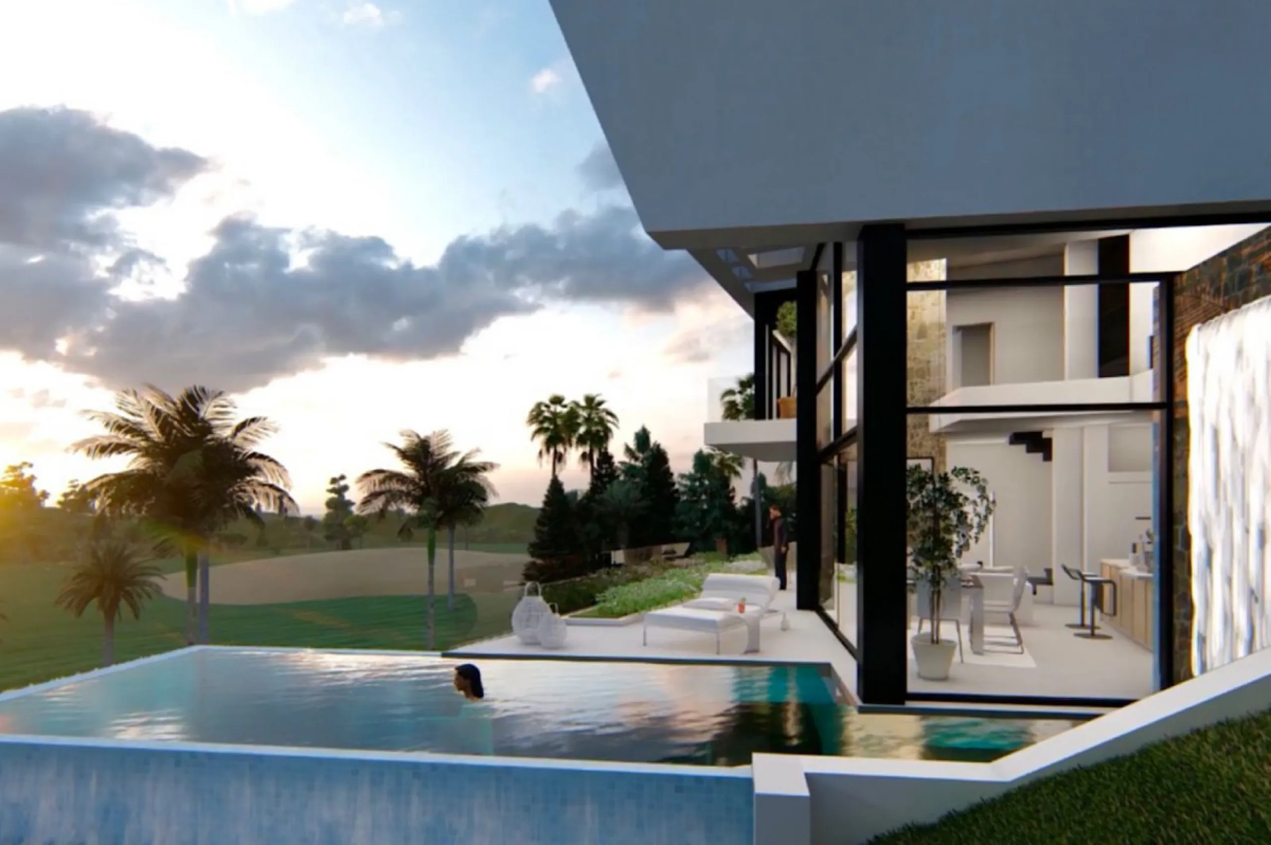 House - Detached Villa в продаже в Estepona, Málaga. В доме 3 спален и 2 ванных комнат. Площадь дома 420 м². Площадь участка 560 м²