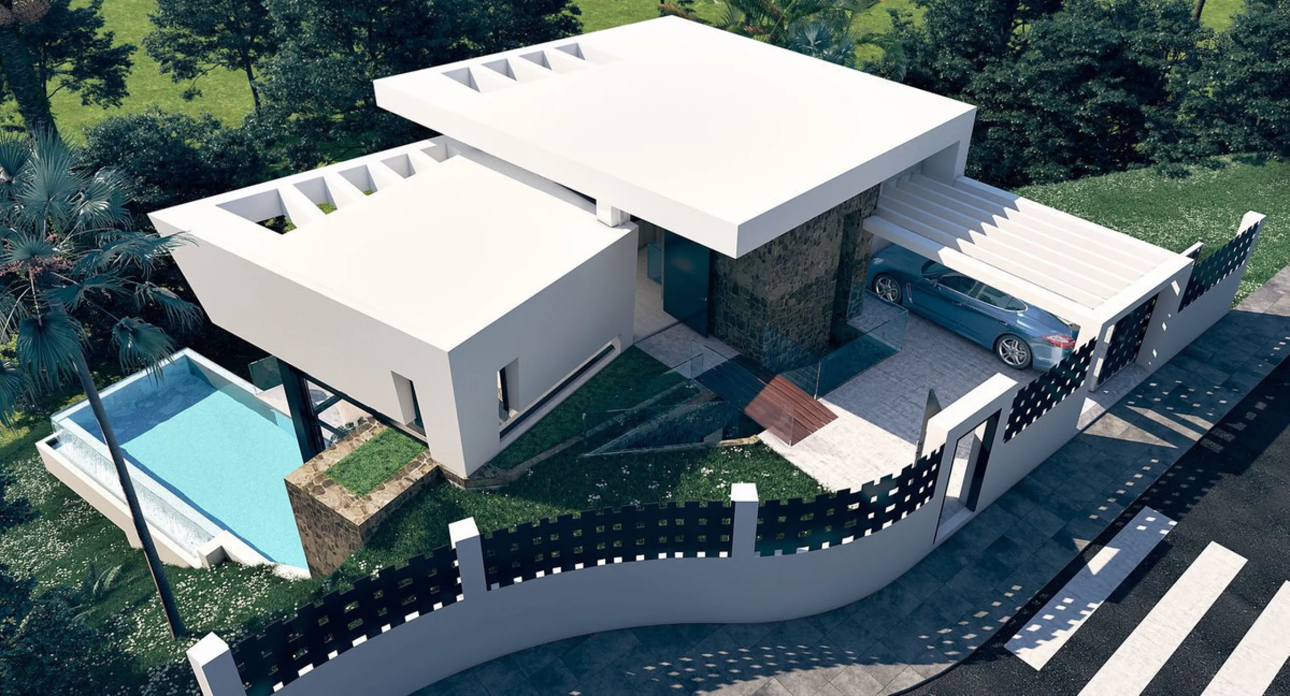 House - Detached Villa в продаже в Estepona, Málaga. В доме 3 спален и 2 ванных комнат. Площадь дома 420 м². Площадь участка 560 м²