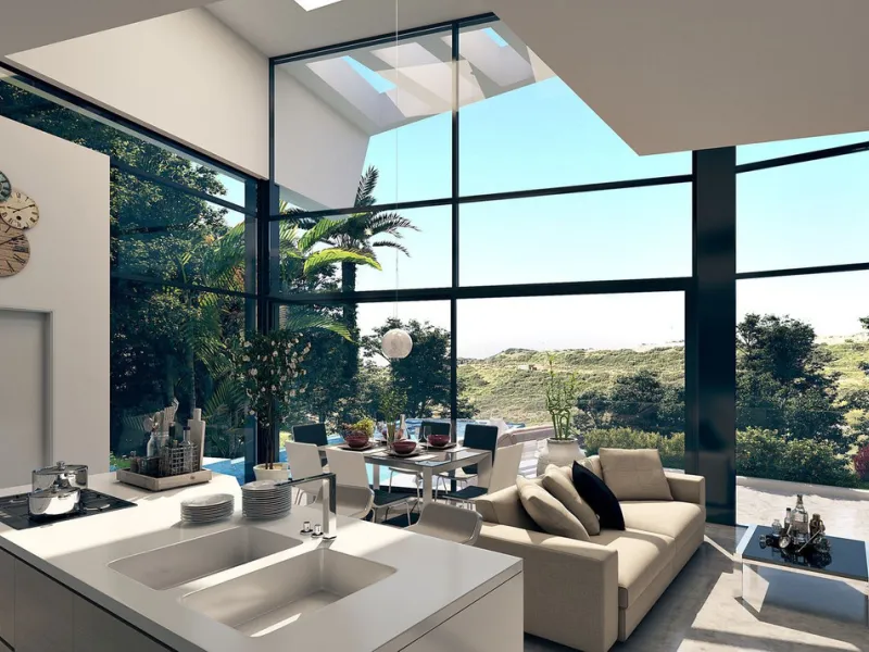 House - Detached Villa в продаже в Estepona, Málaga. В доме 3 спален и 2 ванных комнат. Площадь дома 420 м². Площадь участка 560 м²